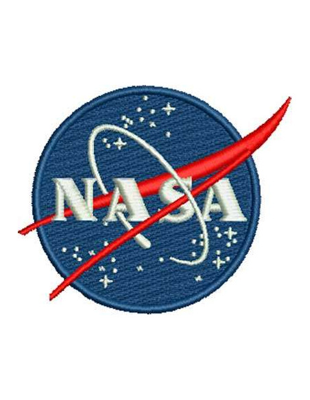 NASA Embroidery Design