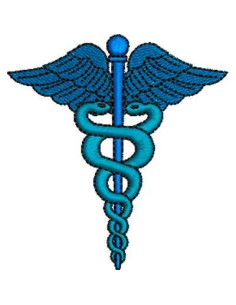 Medicine symbol for embroidery