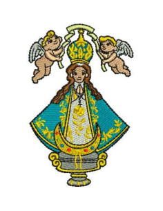 Our Lady of San Juan de los Lagos Cute embroidery design