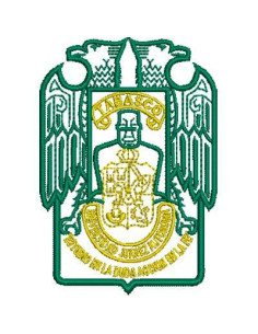 Juárez Autonomous University of Tabasco embroidery design