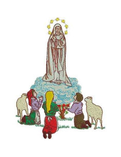 Virgen Fatima  Diseño para bordado