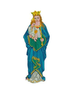 Our Lady of Miracles Embroidery Design