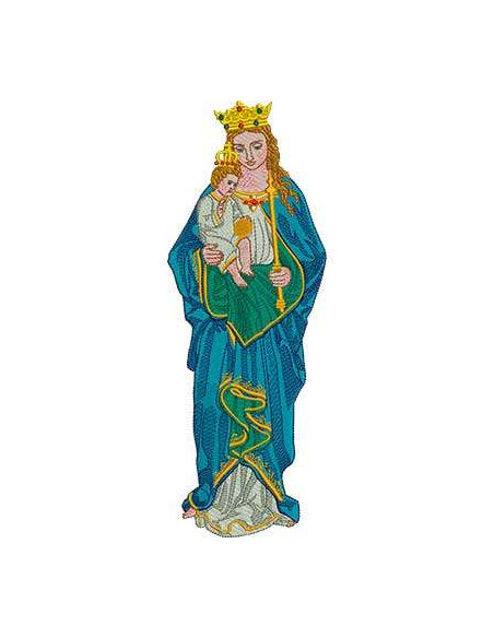 Virgen de los Milagros 26 cm.