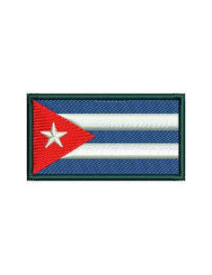 Cuba flag for embroidery