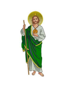 St. Jude Thaddeus embroidery design