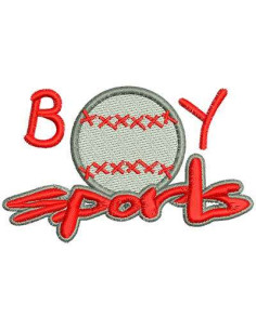 Embroidery Design   Boys Sport baseball embroidery design