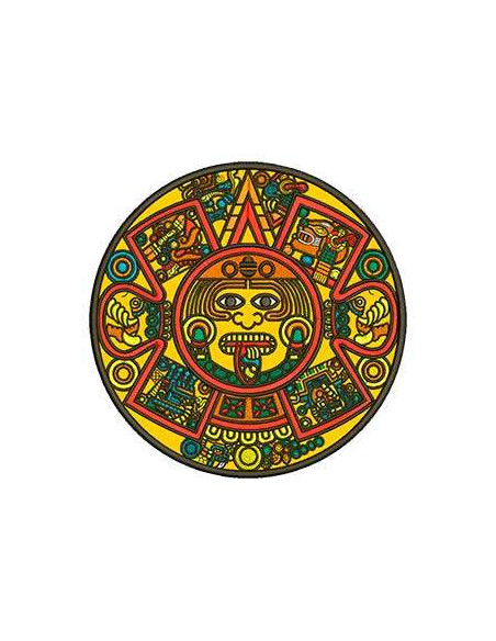 Aztec Calendar in Colors 20 cm.