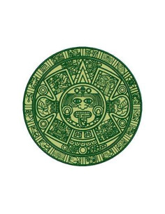 Aztec calendar design for embroidery