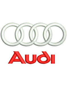 Audi 3.3 inches embroidery design