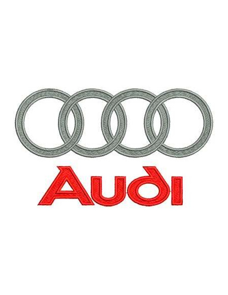 Audi emblem 15 cm.