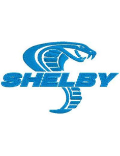 Shelby Cobra Mustang emblem embroidery design