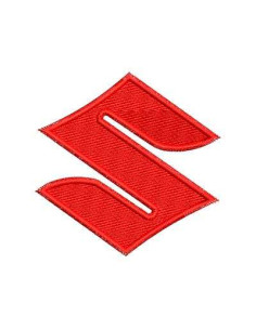  Suzuki Emblem 6 cm. Embroidery design