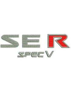  Nissan Sentra SE-R Spec V Embroidery design