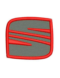  SEAT Emblem 5.5 cm Embroidery design