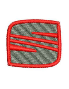  SEAT Emblem 3.5 cm Embroidery design