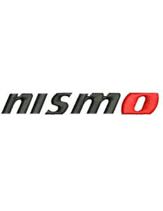  Nismo Logo 9cm. Embroidery design