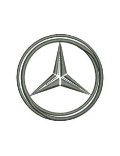  Mercedes Benz Emblem Embroidery design