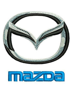  Mazda Emblem Embroidery design