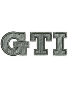  GTI 6.5 cm. Embroidery design