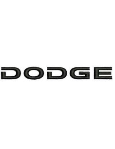  DODGE logo 10 cm. Embroidery design